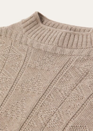 TYNE BOATNECK SWEATER CASH GG 5