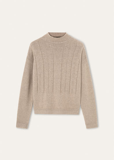 TYNE BOATNECK SWEATER CASH GG 5
