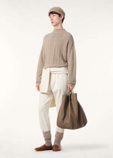 TYNE BOATNECK SWEATER CASH GG 5