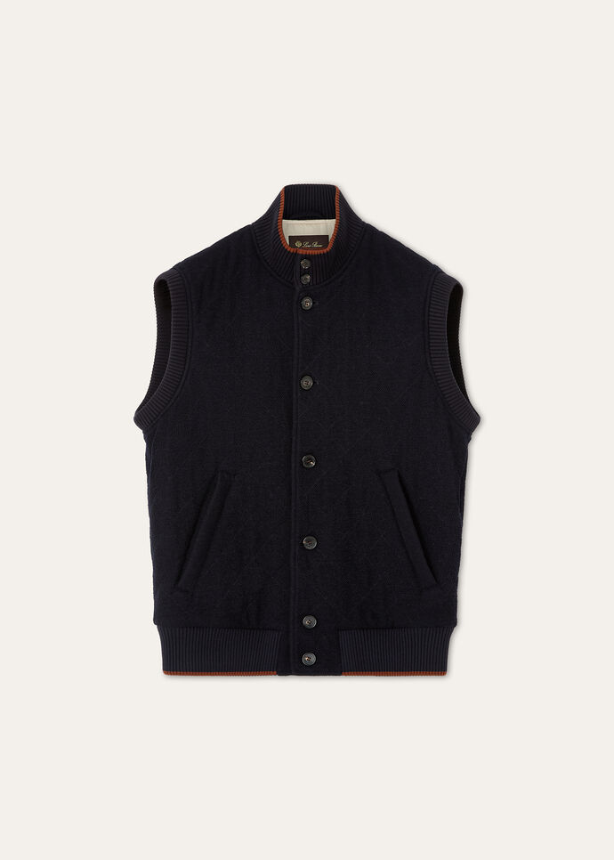 CARRY VEST WOOL COTTON STRIPE_FAP6193_W000_1