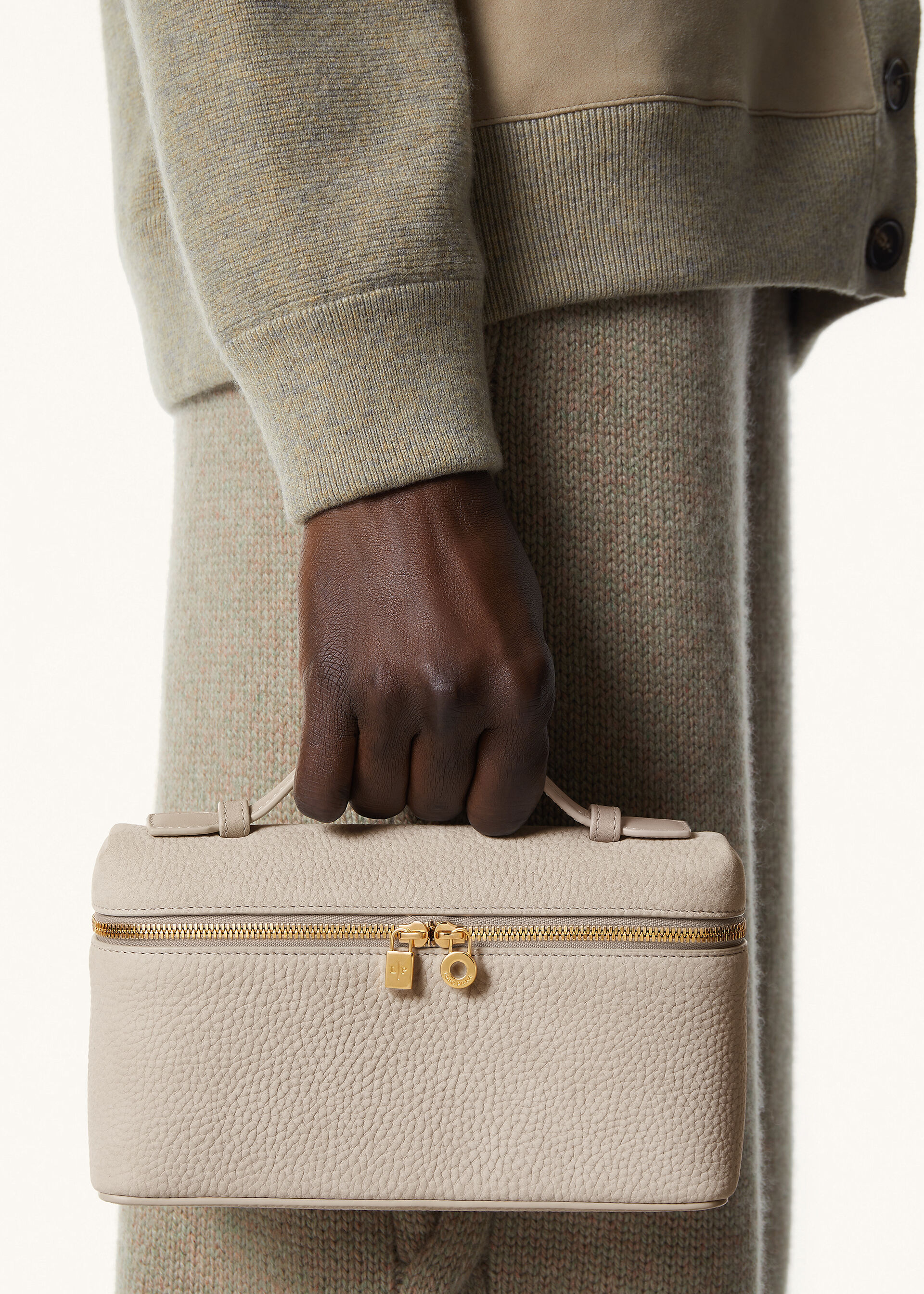 EXTRA POCKET L19 GRAINED NUBUCK/ROUNDED LEATHER