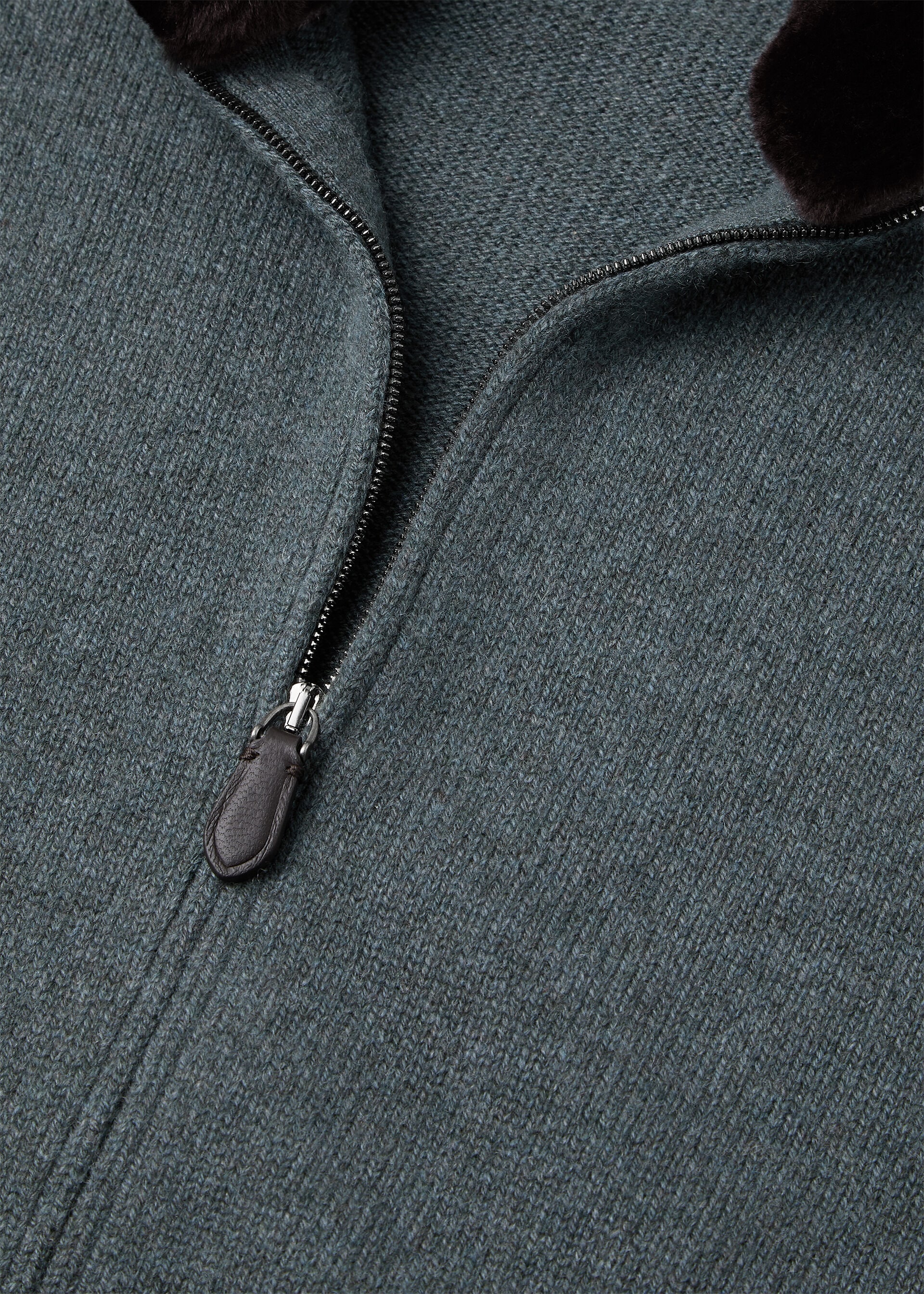 PARKSVILLE BOMBER BABY CASH COLLAR FUR GG 7