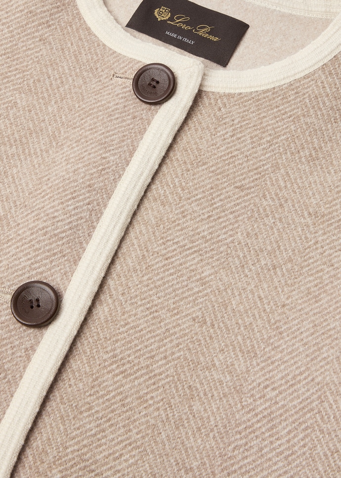 BROCK SB COAT PECORA NERA CHEVRON_FAP7225_F7MN_7