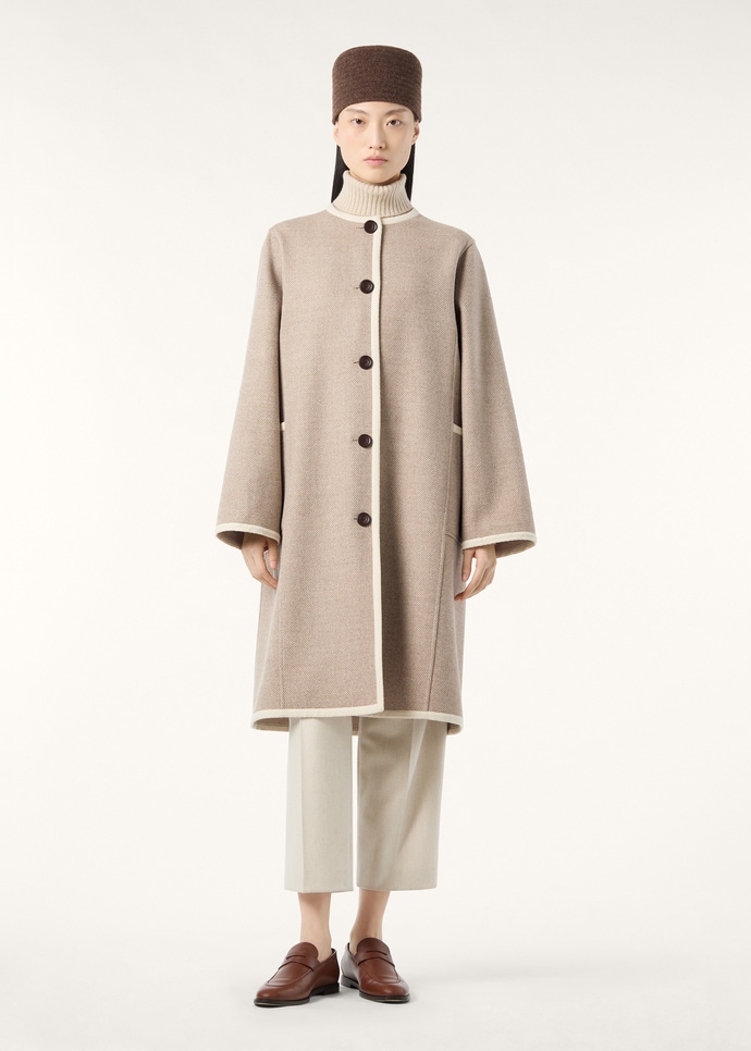 BROCK SB COAT PECORA NERA CHEVRON_FAP7225_F7MN_3