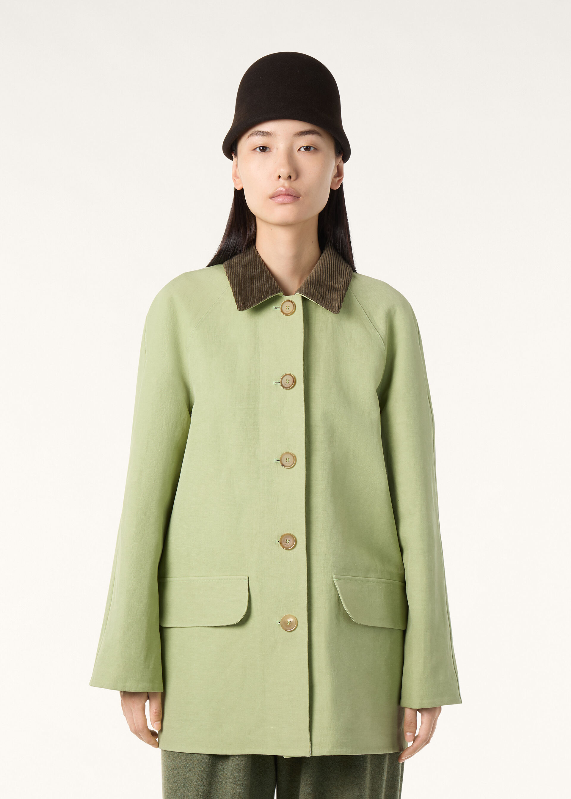 BRODERICK SB COAT LINEN SILK 3L