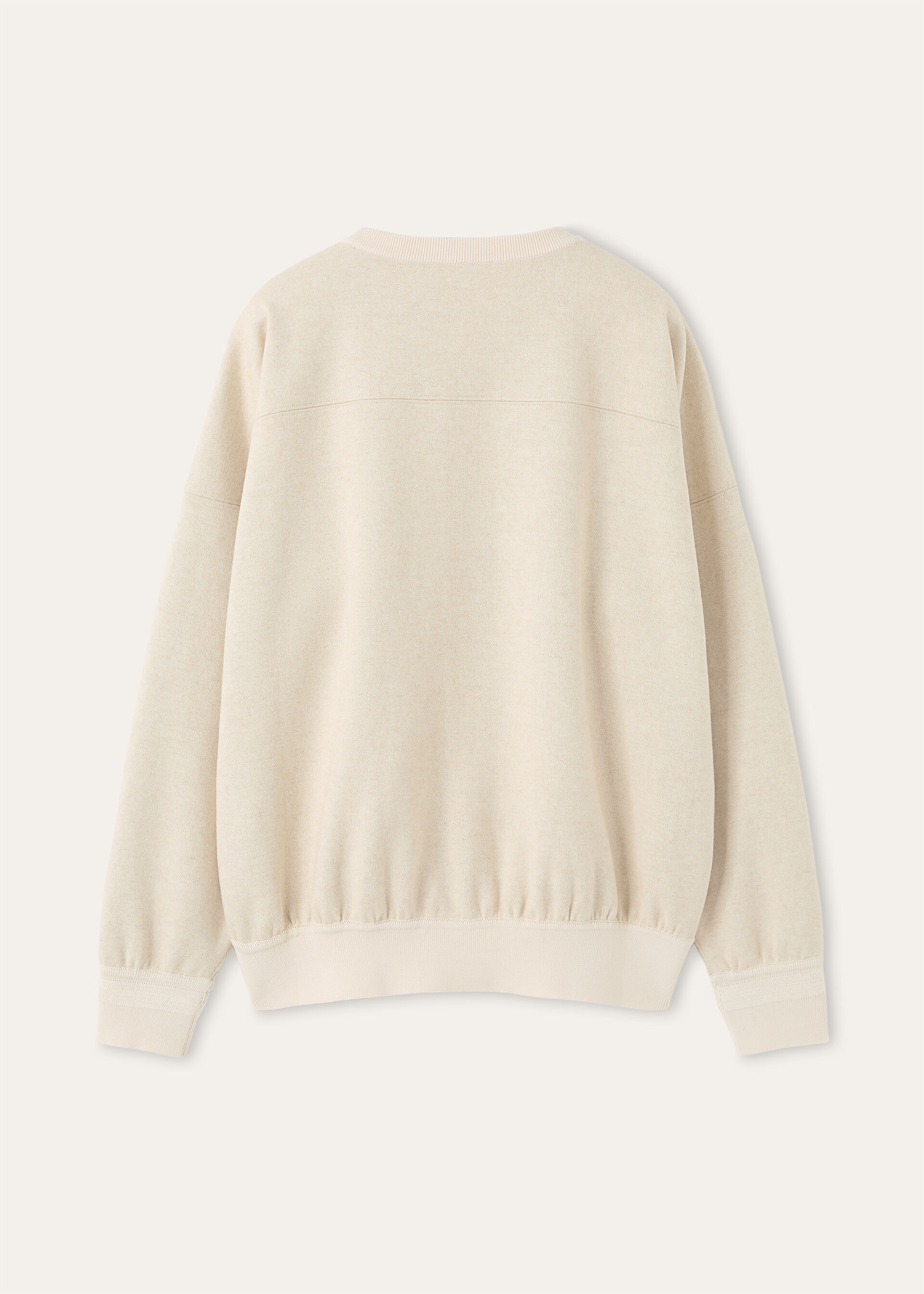 PIAKO CREW NECK SWEATSHIRT DOUBLE WOOL COTTON