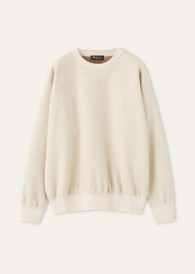 PIAKO CREW NECK SWEATSHIRT DOUBLE WOOL COTTON