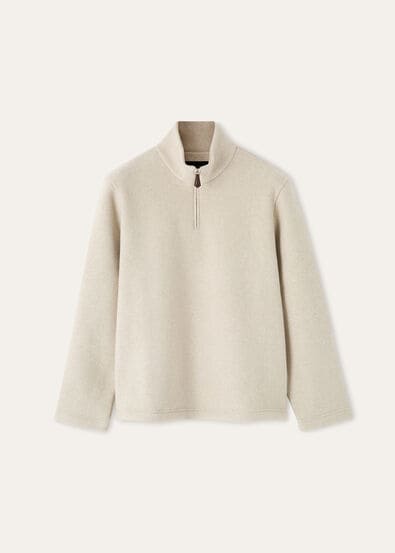 VAL DI FASSA HALF NECK SWEATSHIRT NORCE FLEECE