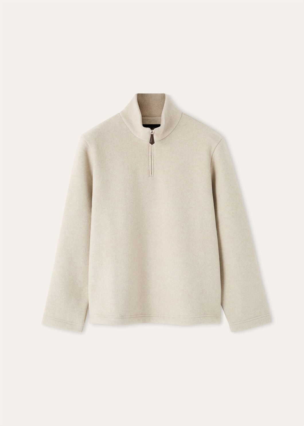 VAL DI FASSA HALF NECK SWEATSHIRT NORCE FLEECE