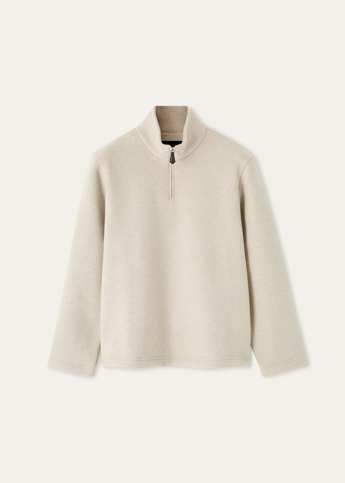 VAL DI FASSA HALF NECK SWEATSHIRT NORCE FLEECE_FAP7582_A0HQ_1