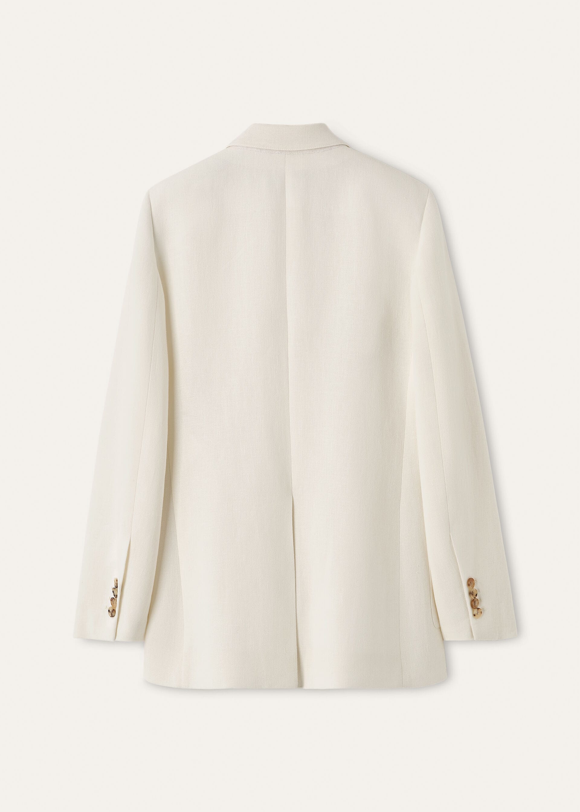 GENNY DB JACKET SUMMER LINEN CREPE NATTE'