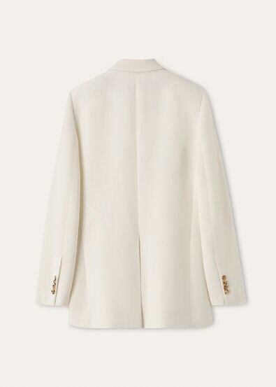 GENNY DB JACKET SUMMER LINEN CREPE NATTE'