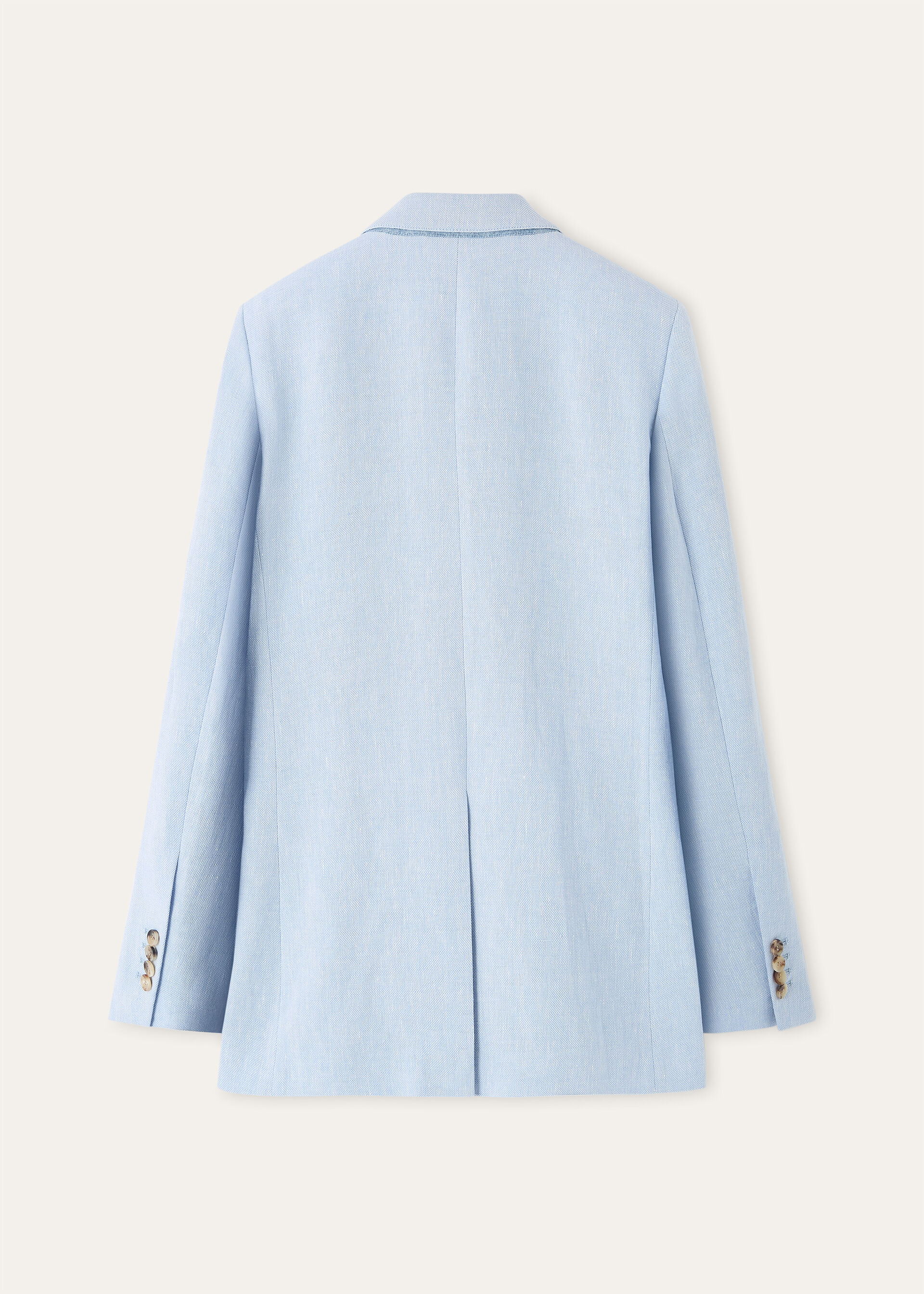 GENNY DB JACKET SUMMER LINEN CREPE NATTE'