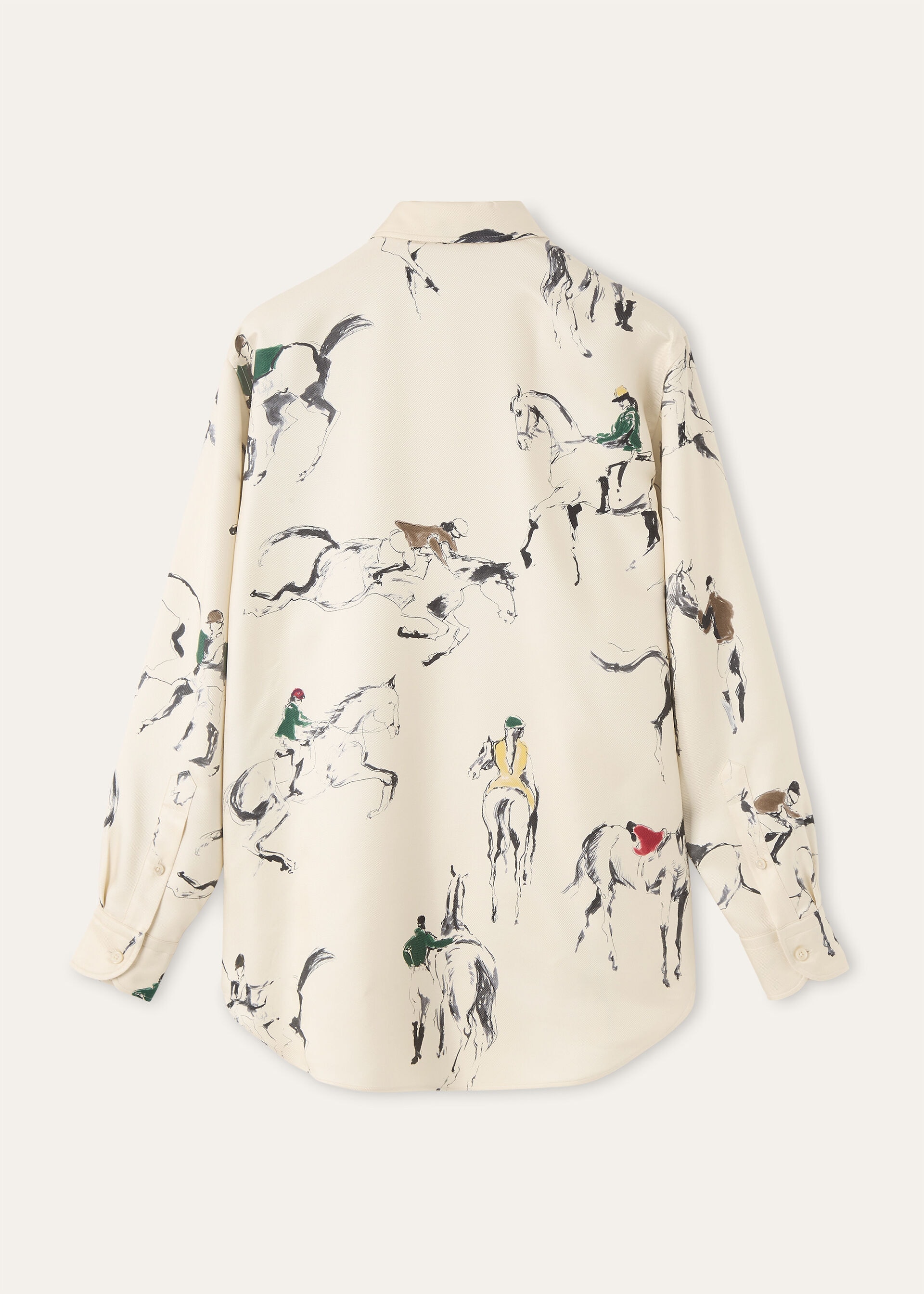THEA SQUARE COLLAR SHIRT LORO PIANA SCUDERIA