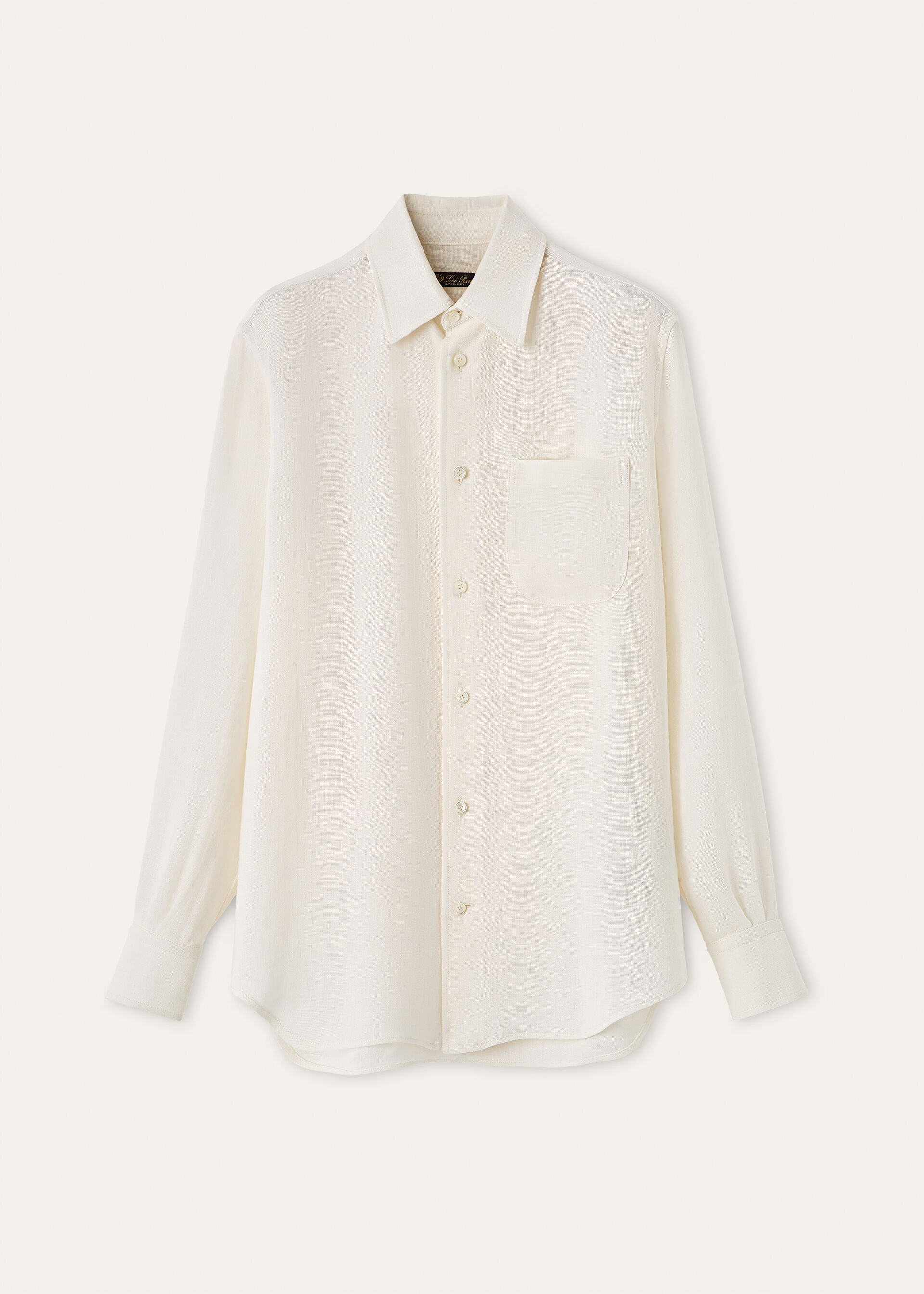 THEA SQUARE COLLAR SHIRT SUMMER LINEN CREPE NATTE'
