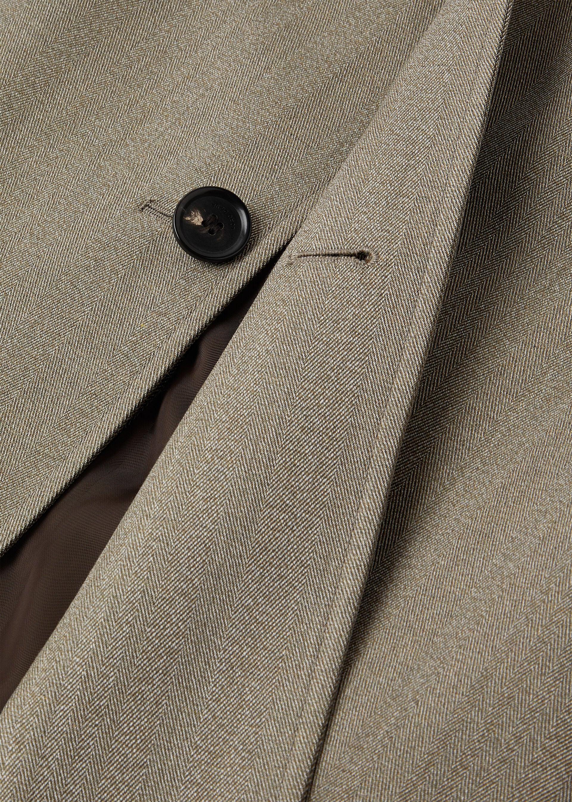 WINSTON COAT WOOL MOUL CHEVR/CASH DOUBL BI R