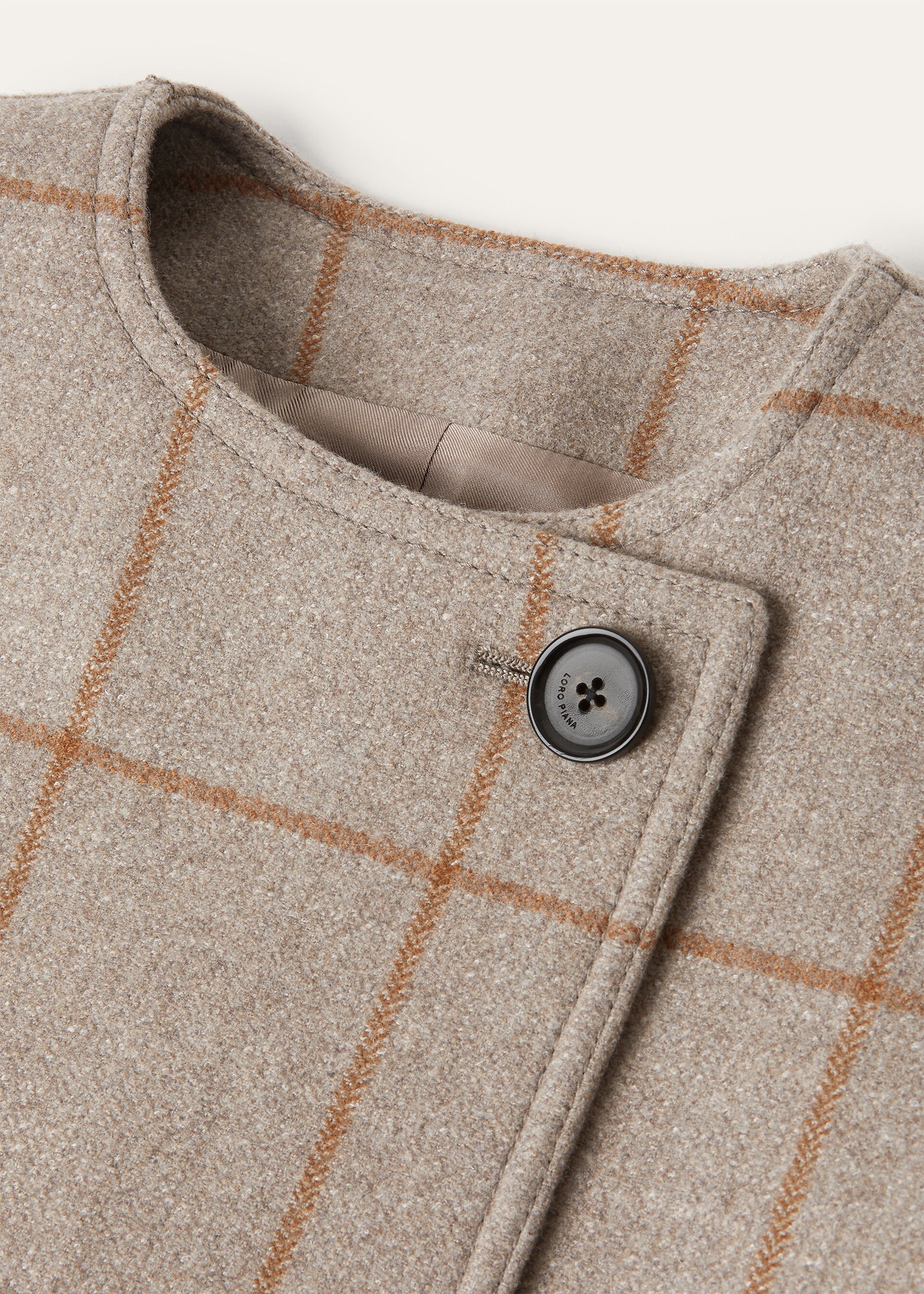 KATY BLOUSON CHECK WOOL