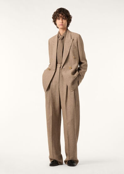 KURT TROUSERS SARTORIAL LINEN CREPE