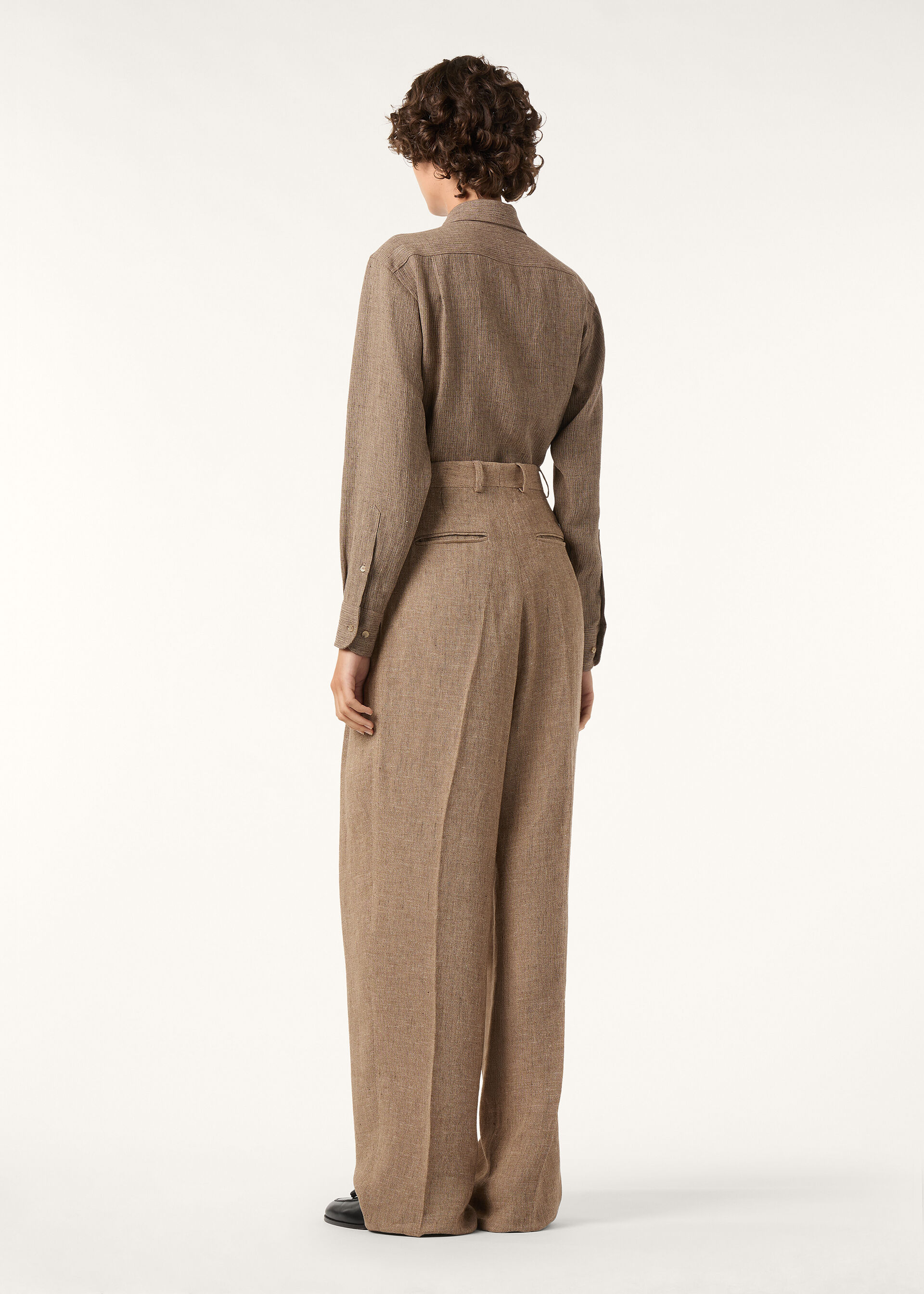KURT TROUSERS SARTORIAL LINEN CREPE