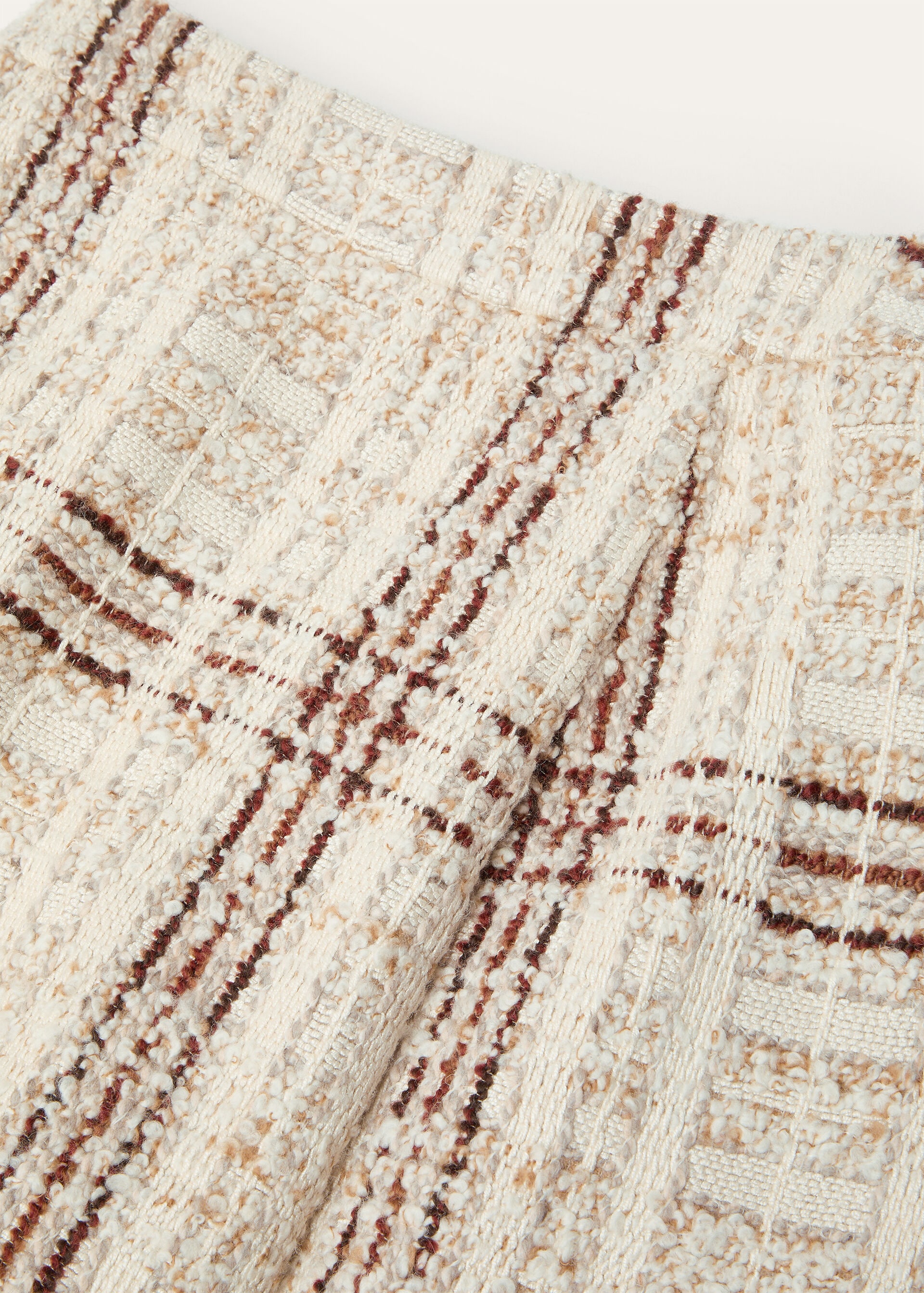 STEFANIE SKIRT CHECK TWEED