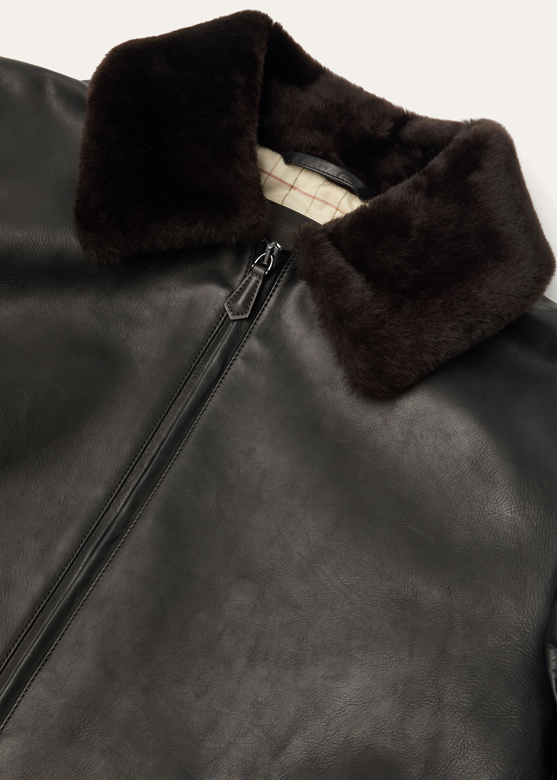 BAYDAN BOMBER GRAINED BABY CALF