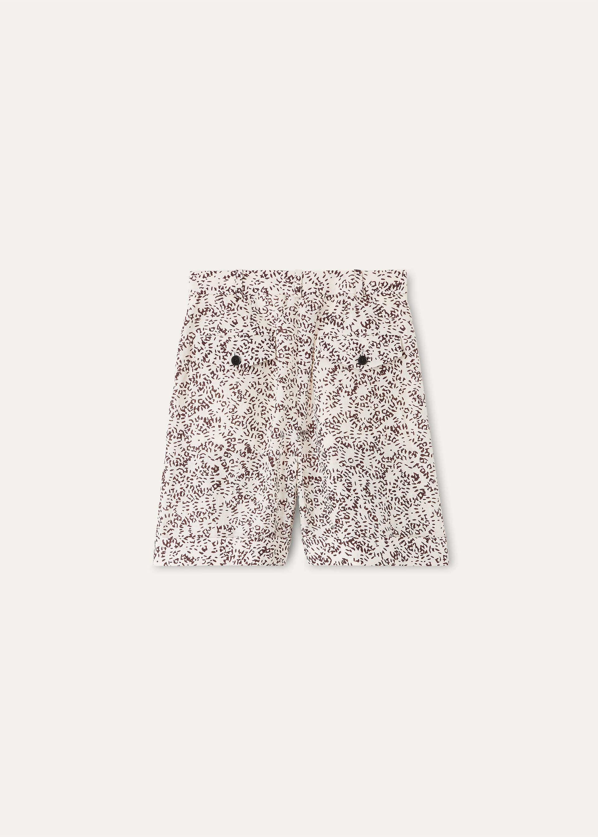 COMBRAY BERMUDA PIOT FIREWORKS LINEN