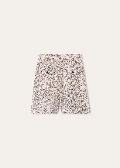 COMBRAY BERMUDA PIOT FIREWORKS LINEN