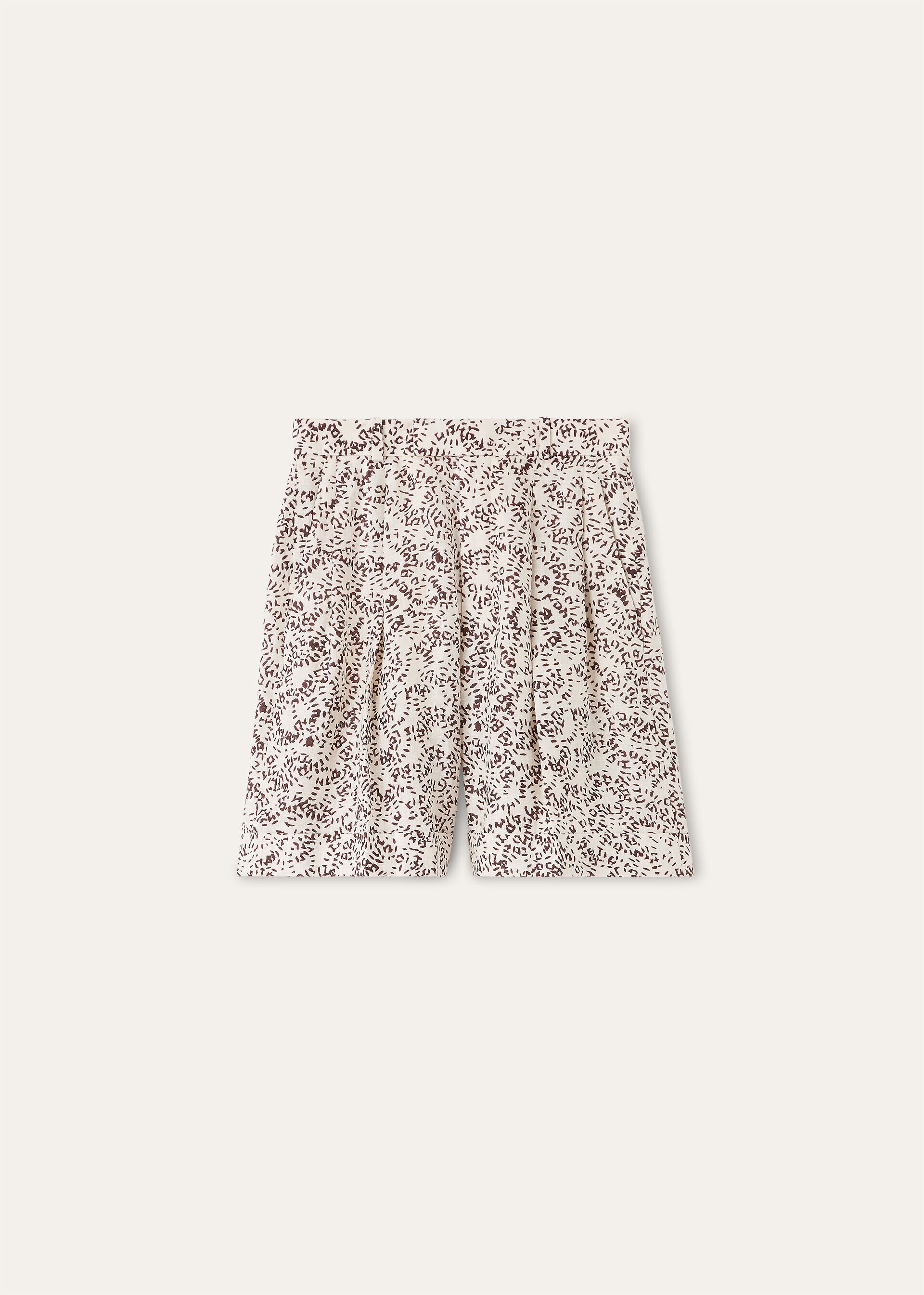 COMBRAY BERMUDA PIOT FIREWORKS LINEN