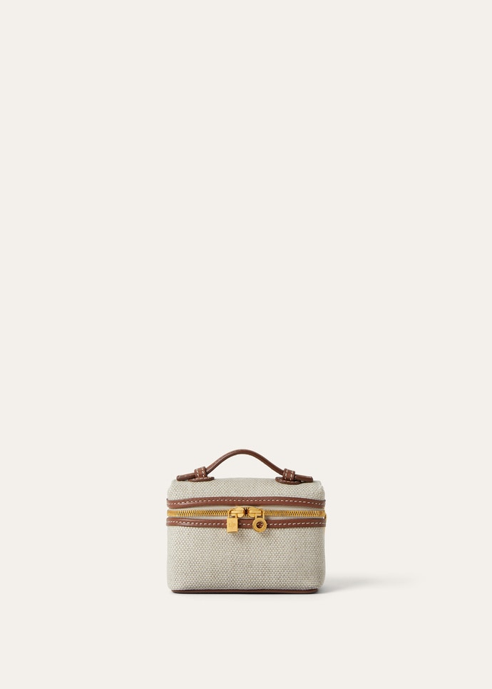 EXTRA POCKET CHARM NATURAL CANVAS/ROUNDED LEATHER_FAP7958_B4NE_NR_1