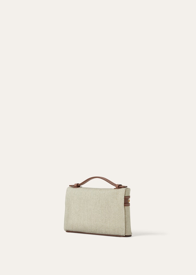 EXTRA POCKET MINI POUCH NATURAL CANVAS/ROUNDED LEATHER_FAP7962_B4NE_NR_2