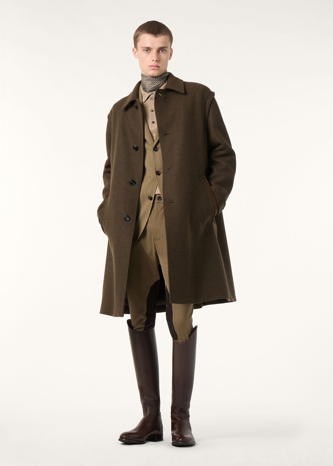 SAVILE COAT HEAVY FELTED WISH CASH