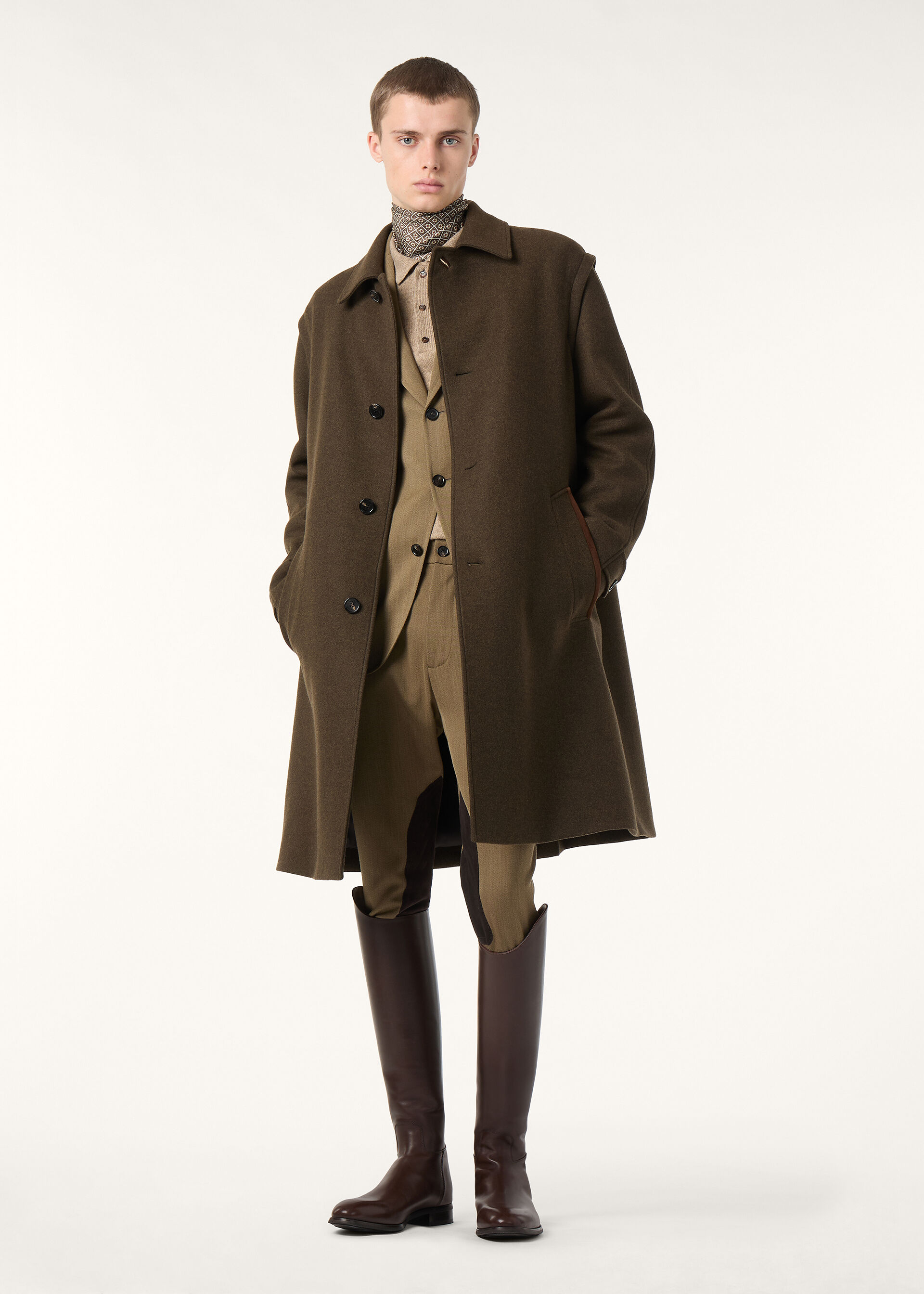 SAVILE COAT HEAVY FELTED WISH CASH