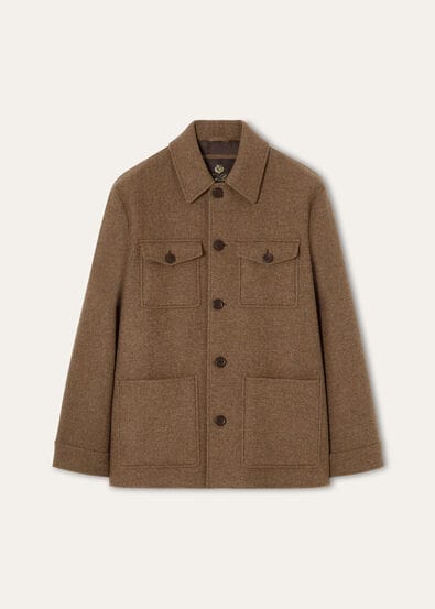 DEVIS CABAN WISH CASH HERRINGBONE DOUBLE