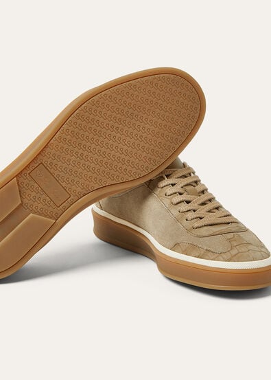TENNIS WALK SUEDE NABUK ALLIGATOR