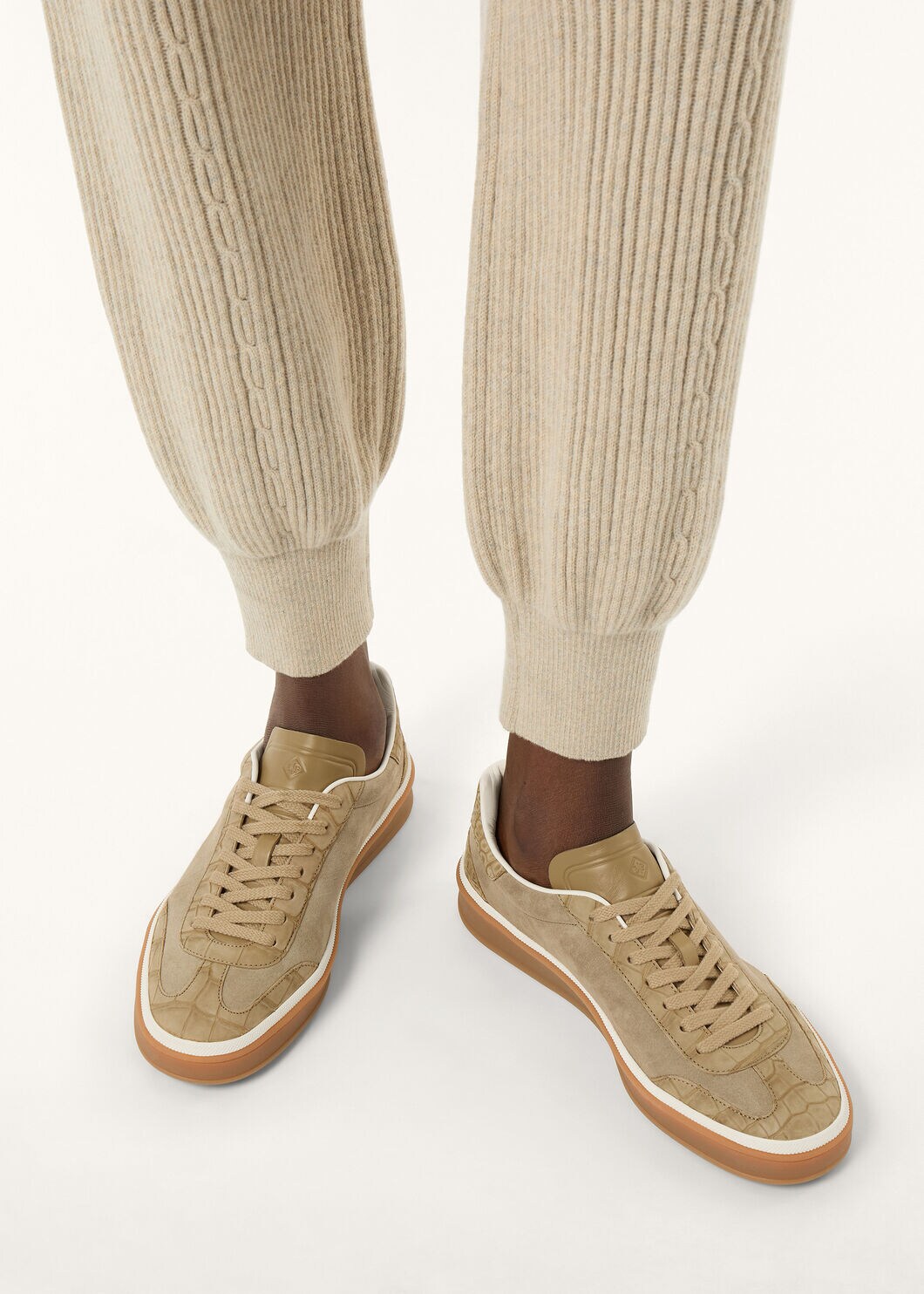 TENNIS WALK SUEDE NABUK ALLIGATOR