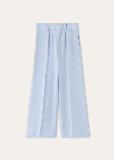 TRAVIS TROUSERS SUMMER LINEN CREPE NATTE'