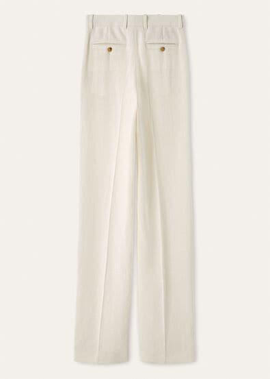 CHAD TROUSERS SUMMER LINEN CREPE NATTE'