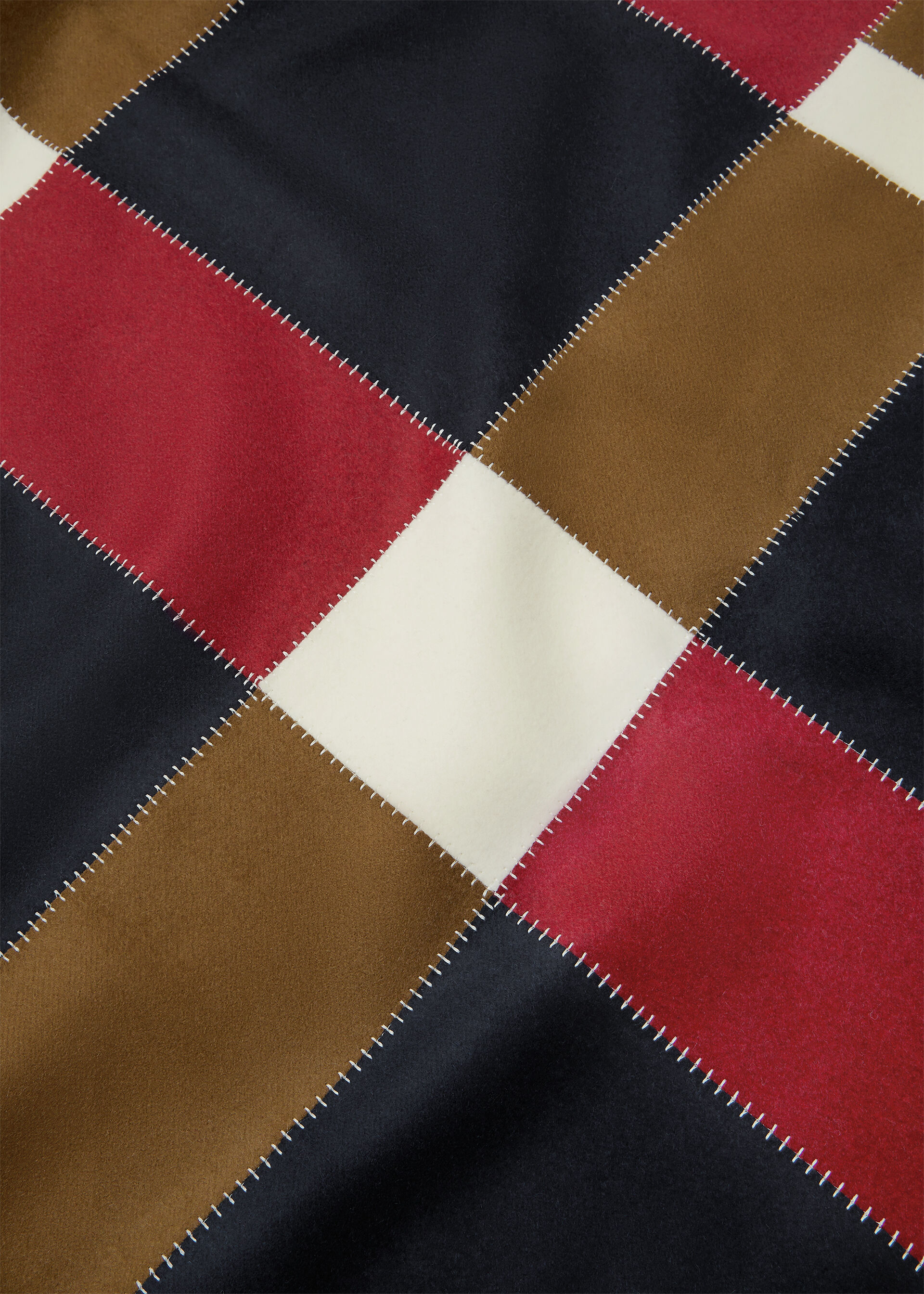 PLAID CHECKERED PATCHWORK CASH