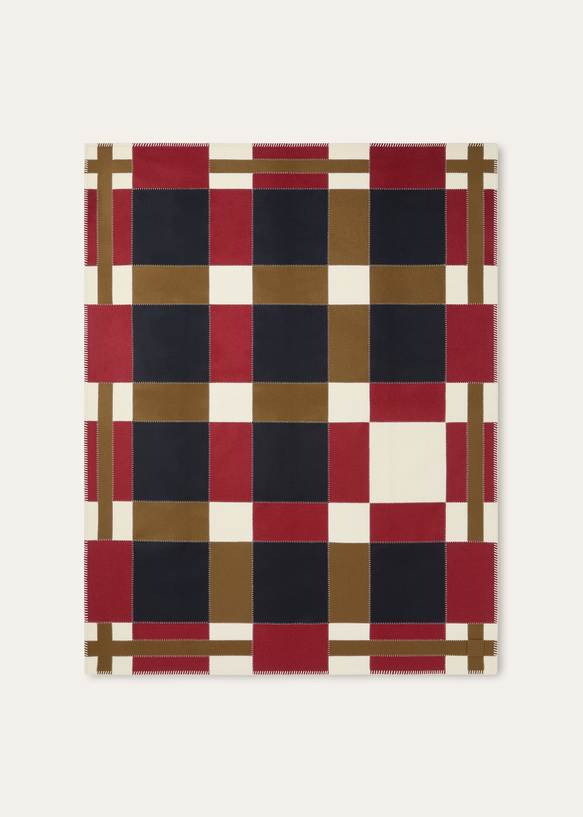 PLAID CHECKERED PATCHWORK CASH