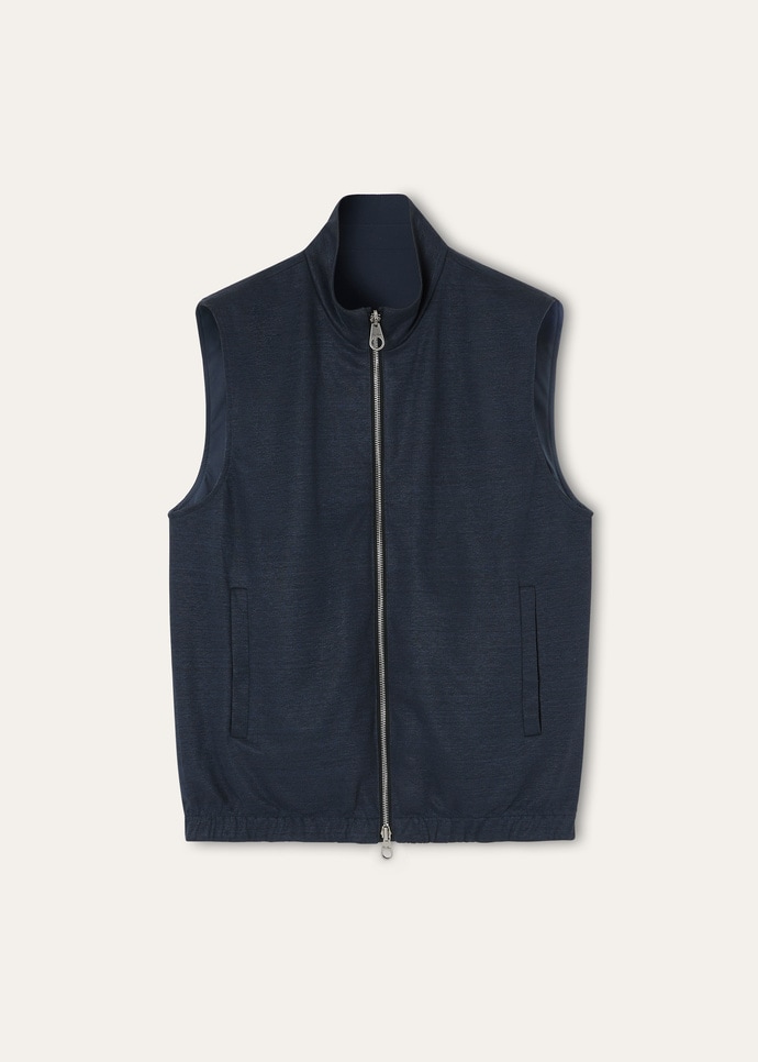 L'Appartement コルピエロ SARTI VEST Zilberman S/S Fleece Tunic Vest, Anthracite – Evie Lou