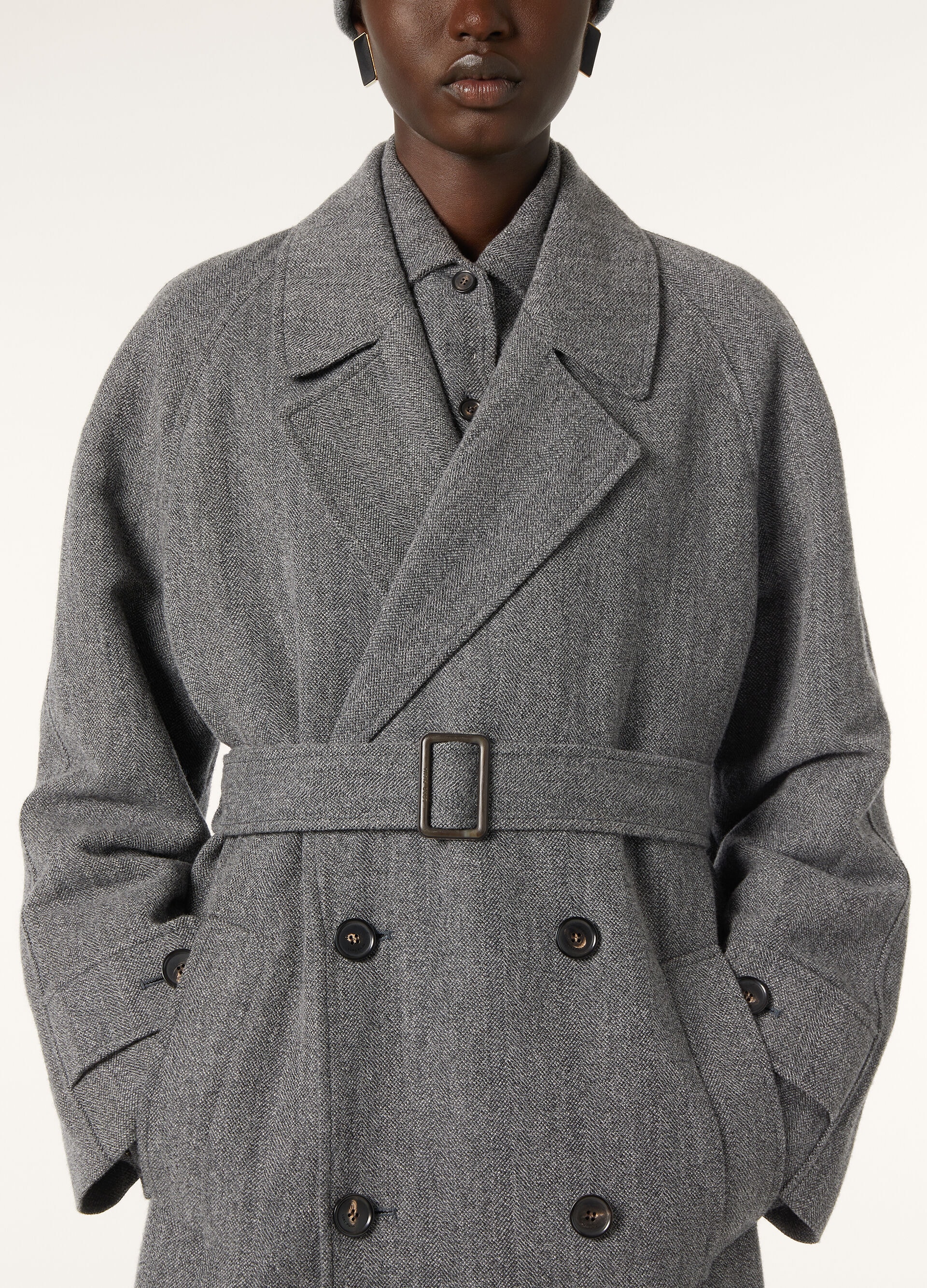 FOSTER DB COAT LINEN WISH CASH RAIN A.F.