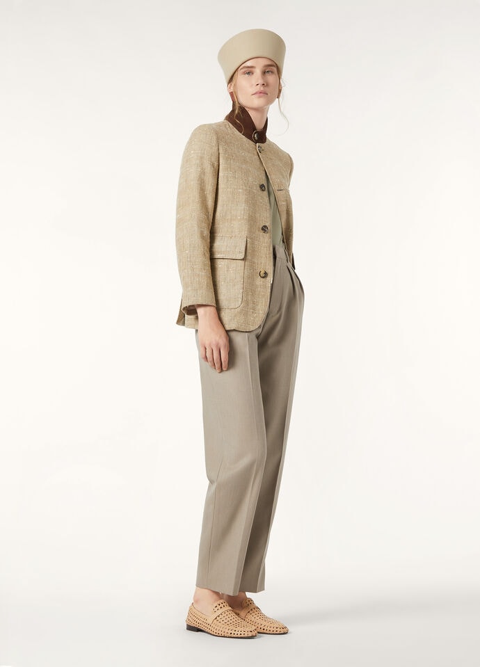 CUDDY TROUSERS SILK WOOL PLOMBANT A.F._FAP8371_A0KS_1