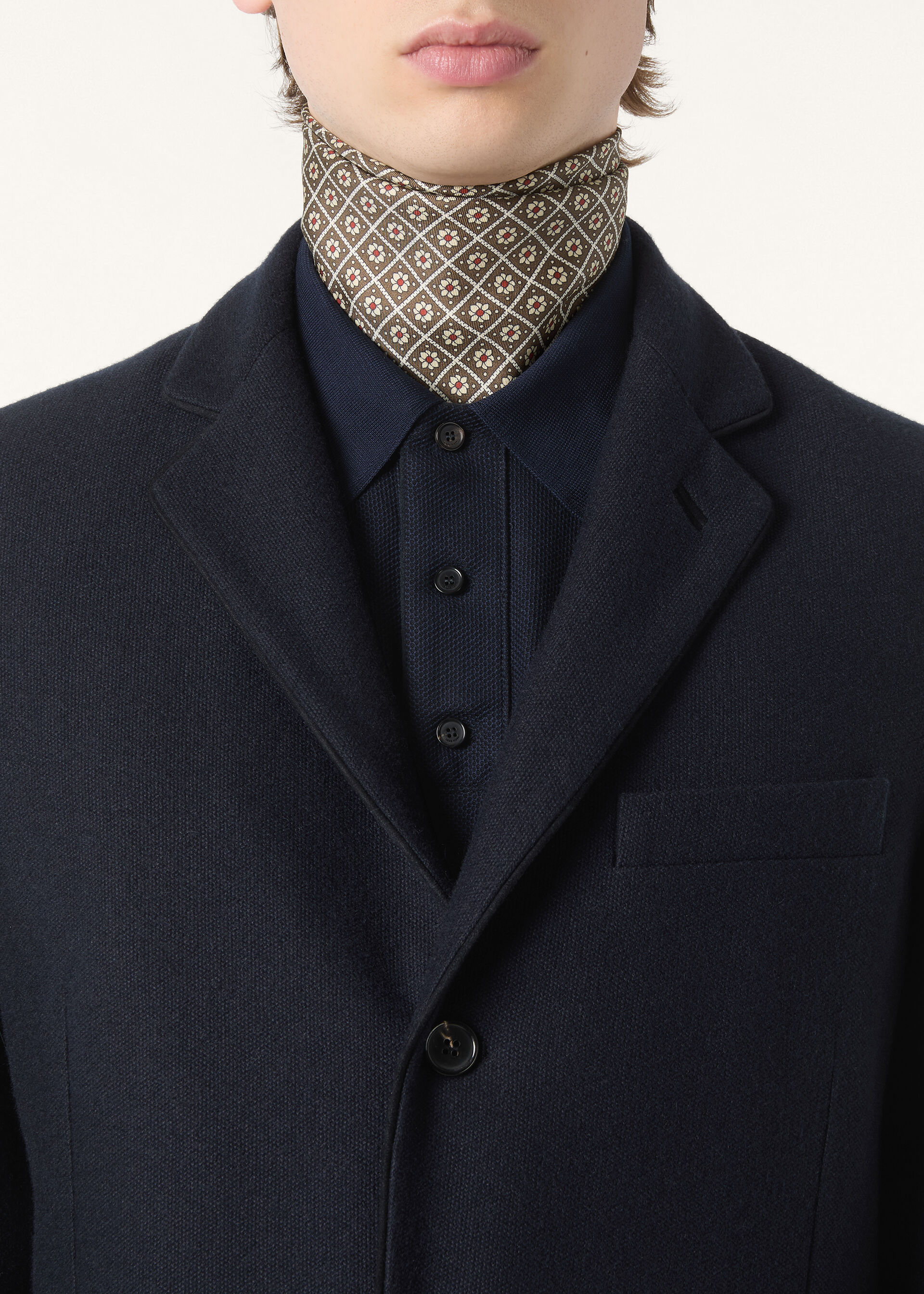 SWEATER NOTCH SB CASH SILK