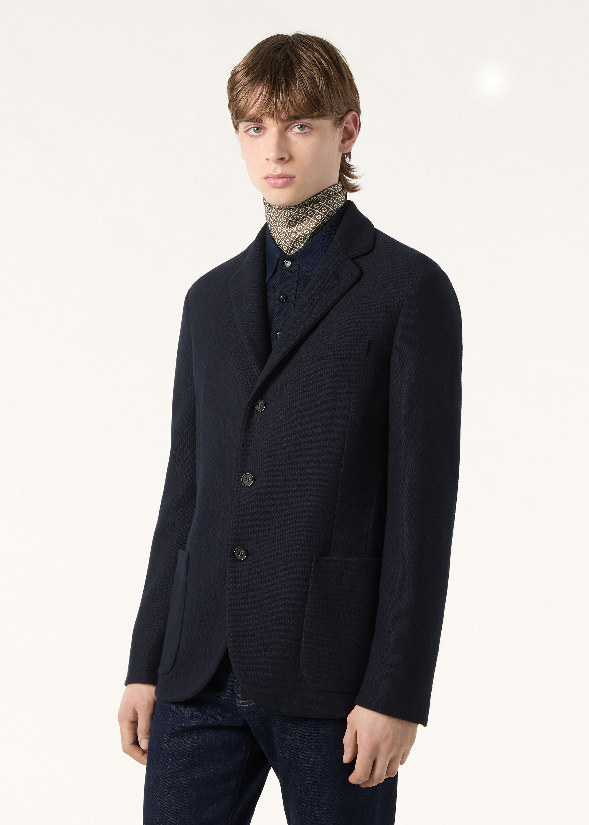 SWEATER NOTCH SB CASH SILK