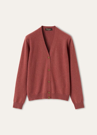 CLASSIC BABY CASH V NECK CARDIGAN SWEATER GG 12