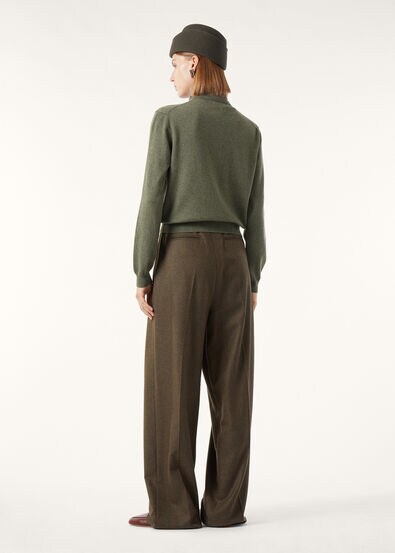 CLASSIC BABY CASH  CREWNECK CARDIGAN SWEATER GG 12