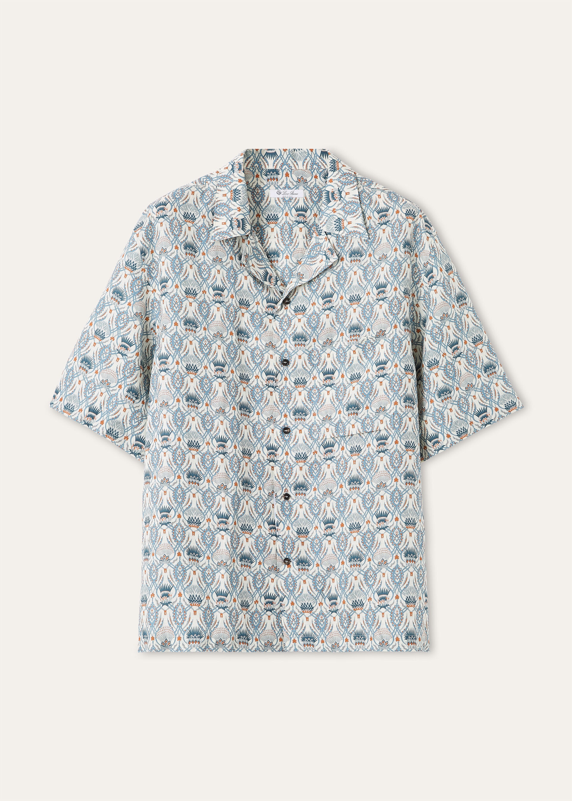 FEDERICO SS SHIRT CARDO VENEZIANO LINEN