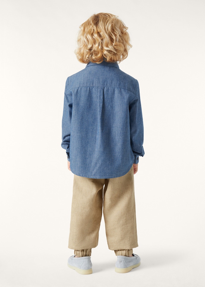 BILL SHIRT OKAYAMA CHAMBRAY_FAP8933_W0SU_3