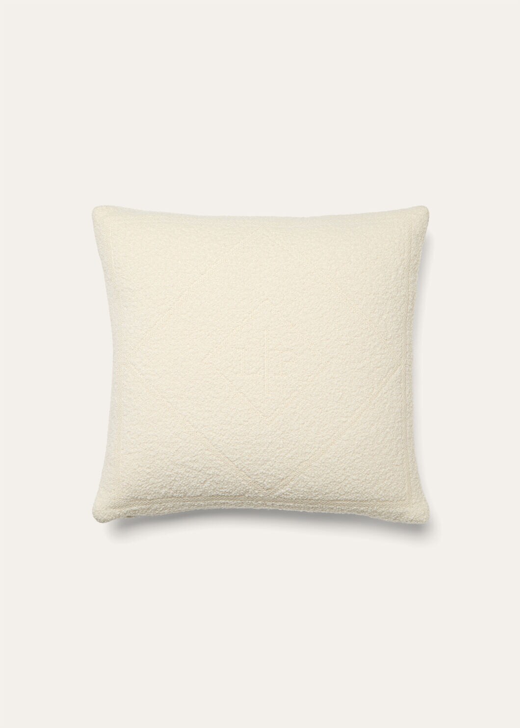 CUSHION DIAMOND WISH WOOL BOUCLE