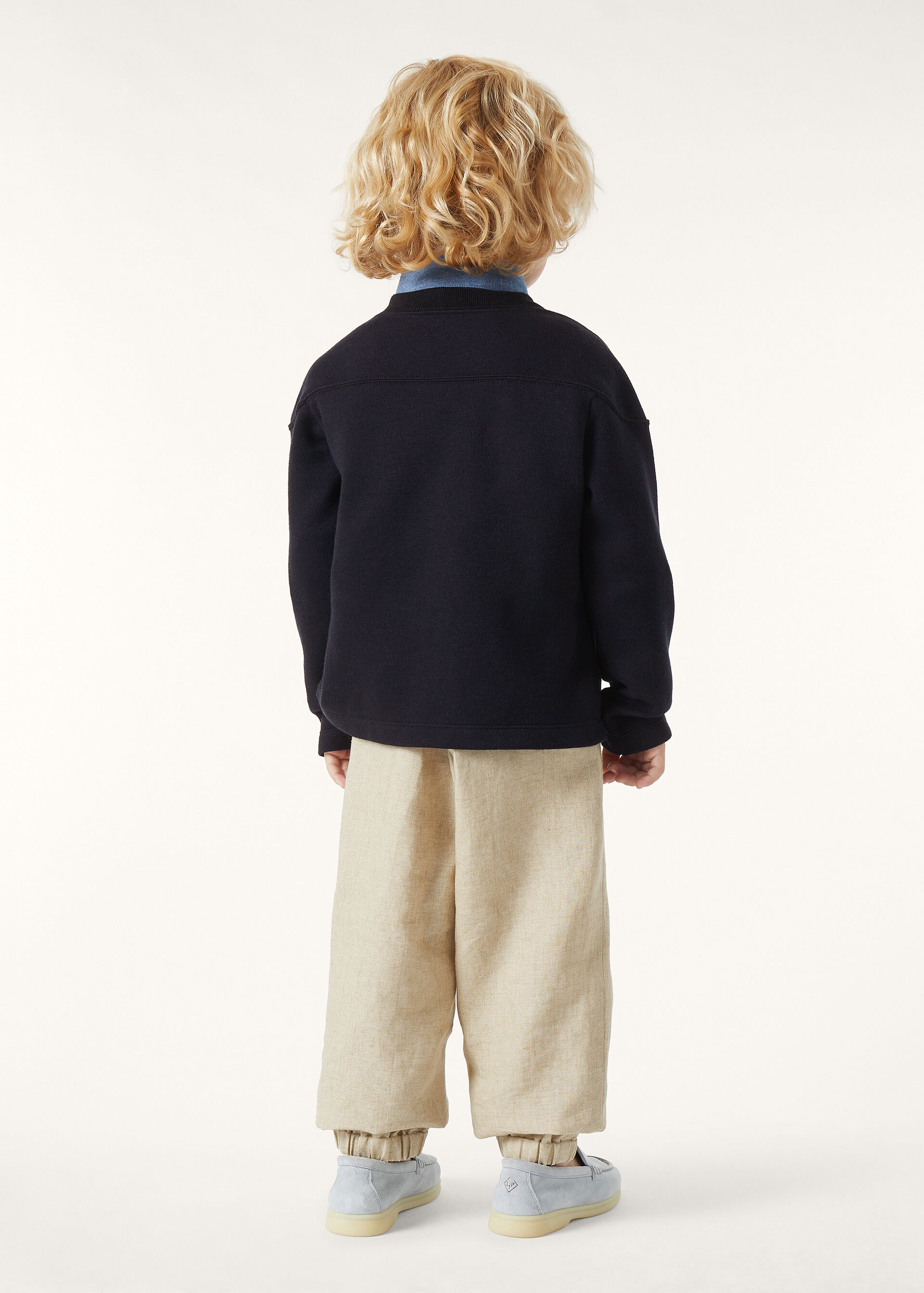 VIERA KID CREWNECK SWEATER JERSEY LUXURY FLEECE